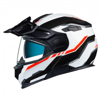 Casque Klapp Nexx X.Vilijord Continental White Black Red Casque Klapp Nexx X.Vilijord Continental White Black Red