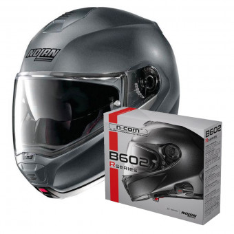 Klapp Nolan N100 5 Classic N-Com Flat Vulcan Grey 2 + Kit Bluetooth B602R