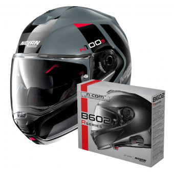 Klapp Nolan N100 5 Hilltop N-Com Salt Grey 64 + Kit Bluetooth B602R