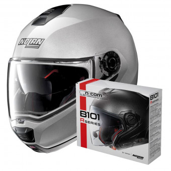 Klapp Nolan N100 5 Special N-Com Salt Silver 11 + Kit Bluetooth B101R