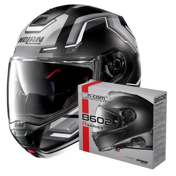 Klapp Nolan N100 5 Upwind N-Com 57 + Kit Bluetooth B602R