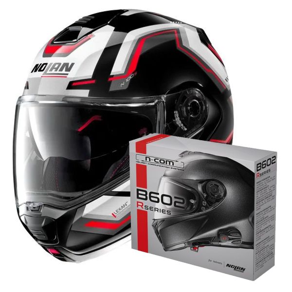 Klapp Nolan N100 5 Upwind N-Com 62 + Kit Bluetooth B602R