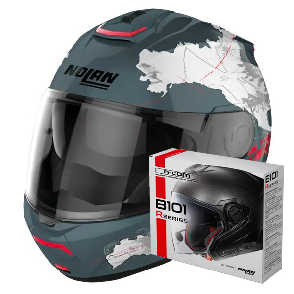 Klapp Nolan N100-6 Legend C-Checa N-Com 30 + Kit Bluetooth B101R