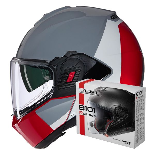 Klapp Nolan N120-1 Grafo 349 + Kit Bluetooth B101R