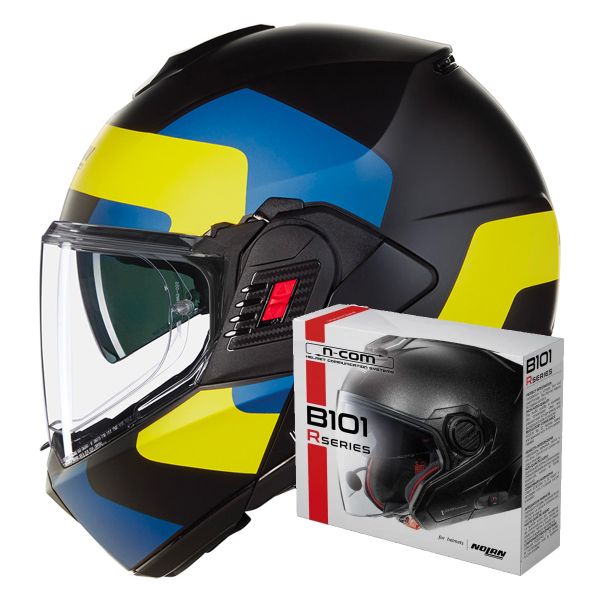 Klapp Nolan N120-1 Omocromo 346 + Kit Bluetooth B101R