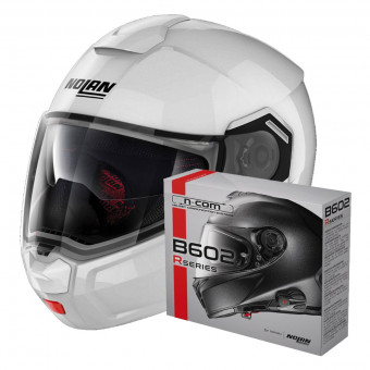 Klapp Nolan N90 3 Classic N-Com White 5 + Kit Bluetooth B602R