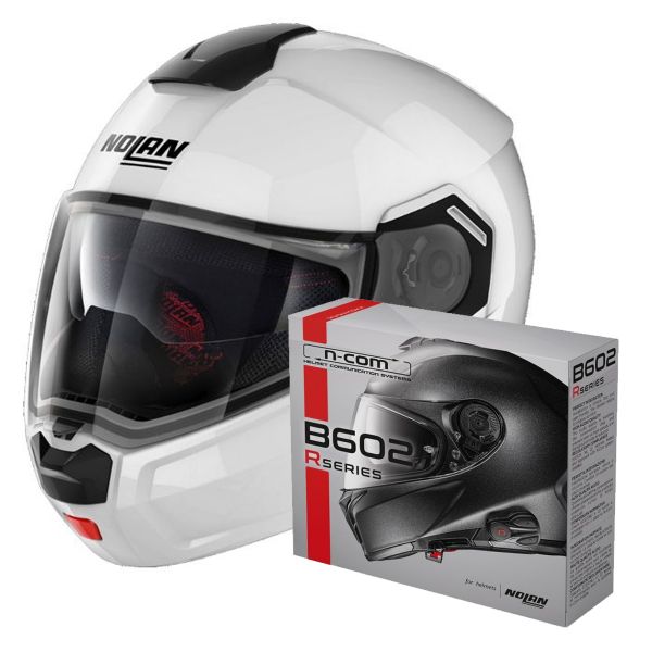 Klapp Nolan N90 3 Special N-Com Pure White 15 + Kit Bluetooth B602R