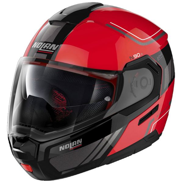 Klapp Nolan N90 3 Voyager N-Com Corsa Red 19 Klapp Nolan N90 3 Voyager N-Com Corsa Red 19