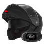 Casque Klapp NOX N968 Matt Black + Kit bluetooth 5R Lite