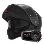 Casque Klapp NOX N968 Matt Black + Kit Bluetooth 5S Solo
