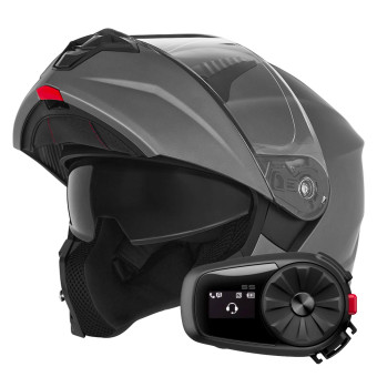 Klapp NOX N968 Matt Titanium + Kit Bluetooth 5S Solo