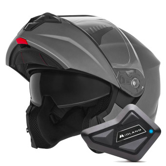 Klapp NOX N968 Matt Titanium + Kit Bluetooth BT Mini
