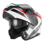 Casque Klapp NOX N968 Shift White Red Shiny