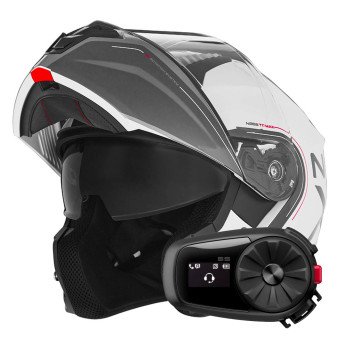 Klapp NOX N968 Tomak White Red + Kit Bluetooth 5S Solo