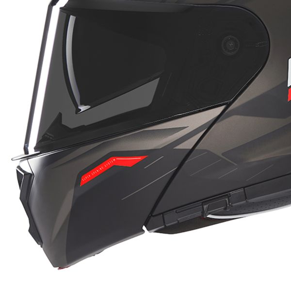 NOX N968 Ultra Matt Black Red