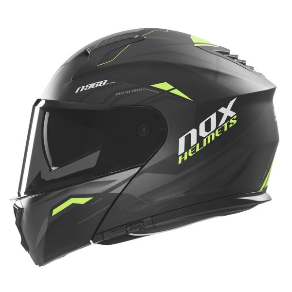 Klapp NOX N968 Ultra Matt Black Yellow