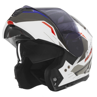 NOX N968 Ultra White Blue Red