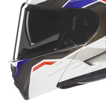 NOX N968 Ultra White Blue Red