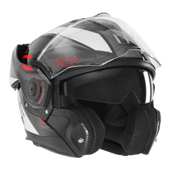 Casque Klapp NOX Spinner Ark White Red Black Casque Klapp NOX Spinner Ark White Red Black