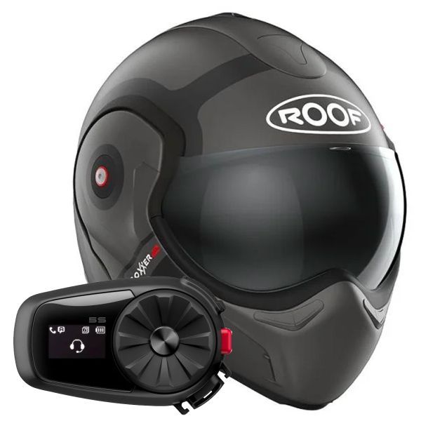 Klapp Roof Boxxer 2 Bond Titane Mat Black + Kit Bluetooth 5S Solo