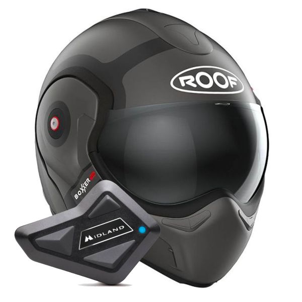 Klapp Roof Boxxer 2 Bond Titane Mat Black + Kit Bluetooth BT Mini