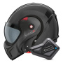Casque Klapp Roof Boxxer 2 Carbon Wonder Black + Kit Bluetooth BT Mini