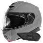 Casque Klapp Schuberth C5 Concrete Grey + Kit Bluetooth SC2 C5 - E2
