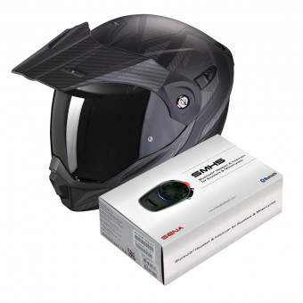 Klapp Scorpion ADX-1 Tucson Matt Black Carbon + Kit Bluetooth Sena SMH5