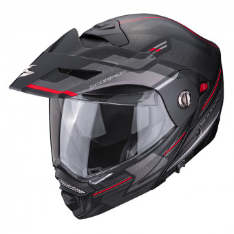 Scorpion ADX-2 Carrera Matt Black Red + Kit Bluetooth SMH5