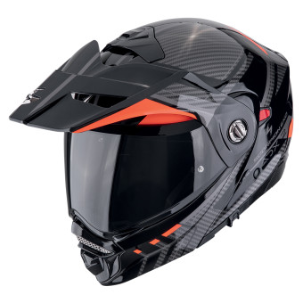 Scorpion ADX-2 Lewis Black Red + Kit bluetooth 5R Lite