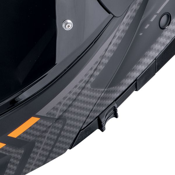 Scorpion ADX-2 Lewis Matt Black Orange + Kit Bluetooth BT Mini