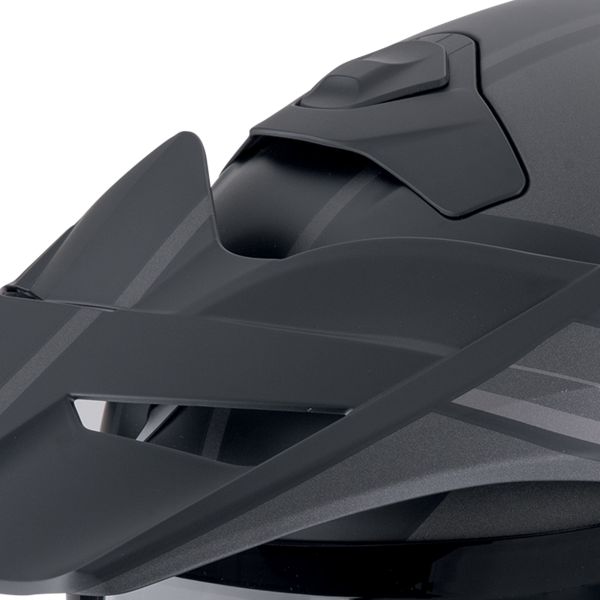 Scorpion ADX-2 Lewis Matt Black Silver + Kit Bluetooth Lokui K30