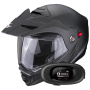 Casque Klapp Scorpion ADX-2 Matt Black + Kit bluetooth 5R Lite