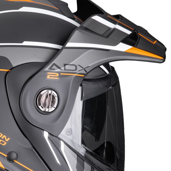 Scorpion ADX-2 Walt Black Matt Orange