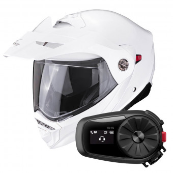 Klapp Scorpion ADX-2 White + Kit Bluetooth 5S