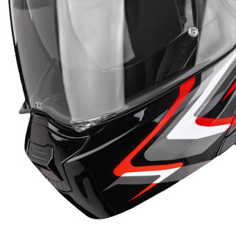 Scorpion Exo 930 Evo Alpha Black Silver Red