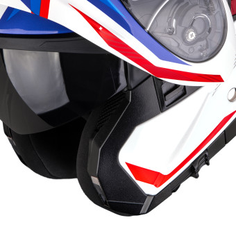 Scorpion Exo 930 Evo Alpha White Red Blue