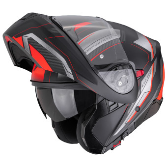 Scorpion Exo 930 Evo Space Matt Black Silver Red