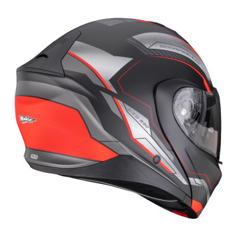 Scorpion Exo 930 Evo Space Matt Black Silver Red