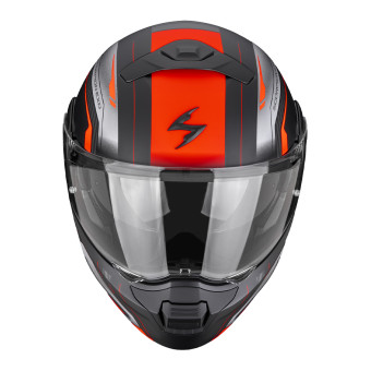 Scorpion Exo 930 Evo Space Matt Black Silver Red