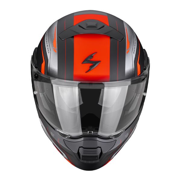 Scorpion Exo 930 Evo Space Matt Black Silver Red