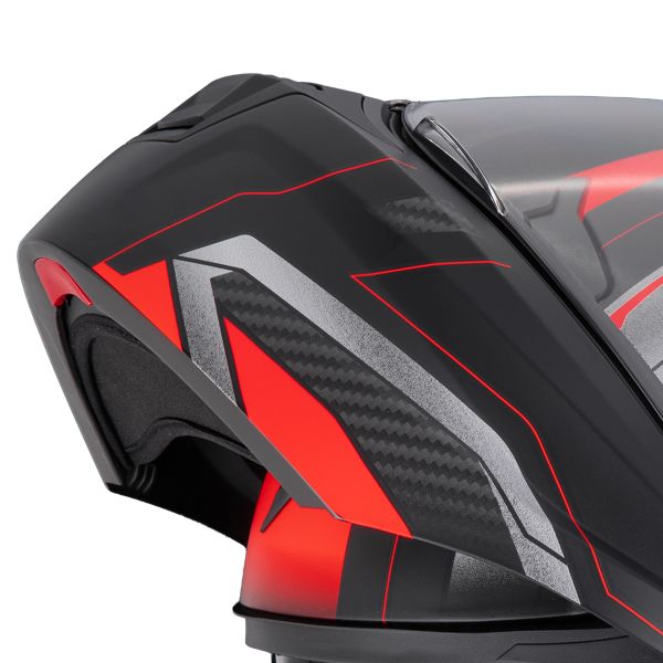 Scorpion Exo 930 Evo Space Matt Black Silver Red