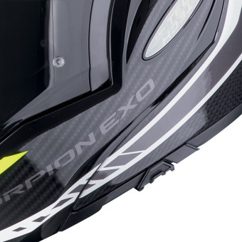 Scorpion Exo Tech Evo Carbon Cosy Black Yellow Fluo