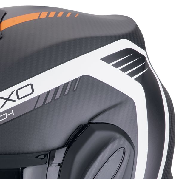 Scorpion Exo Tech Evo Carbon Cosy Matt Black Orange