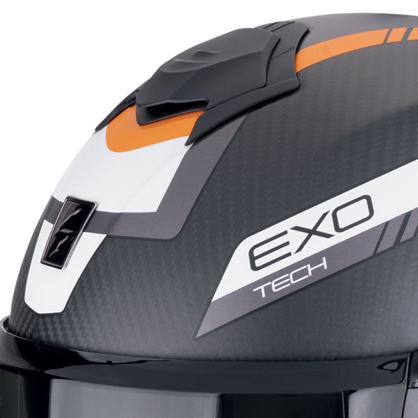Scorpion Exo Tech Evo Carbon Cosy Matt Black Orange
