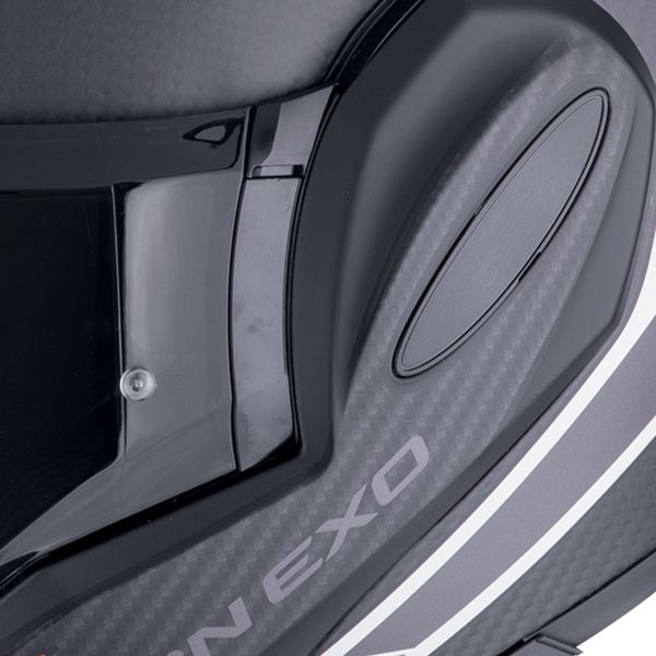 Scorpion Exo Tech Evo Carbon Cosy Matt Black Orange