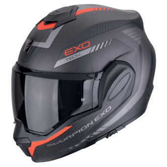 Klapp Scorpion Exo Tech Evo Carbon Cosy Matt Black Red