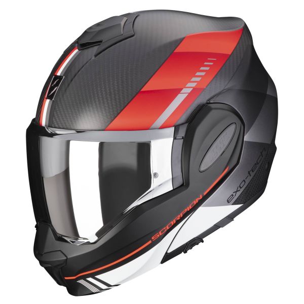 Klapp Scorpion Exo Tech Evo Carbon Genus Matt Black Red Klapp Scorpion Exo Tech Evo Carbon Genus Matt Black Red