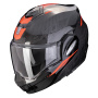 Casque Klapp Scorpion Exo Tech Evo Carbon Rover Black Red