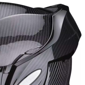 Scorpion Exo Tech Evo Carbon Solid Black